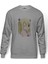 Anime Mavis Vermillion Fairy Tail Glass Baskılı Gri Erkek Örme Sweatshirt Uzun Kol 1