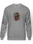 Basketball Jordan Bulls Baskılı Gri Erkek Örme Sweatshirt Uzun Kol 1