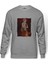 Anime Salamander Fairy Tail Glass Guild Baskılı Gri Erkek Örme Sweatshirt Uzun Kol 1