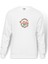 Çocuk Fox Illüstrasyon Sarılma Çocuk Küçük Baskılı Beyaz Erkek Örme Sweatshirt Uzun Kol 1