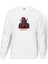 Deadpool Düşünceli Baskılı Beyaz Erkek Örme Sweatshirt Uzun Kol 1