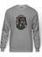 Leon & Mathilda The Professional Mirror Baskılı Gri Erkek Örme Sweatshirt Uzun Kol 1