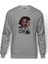 Mathilda & Leon Sevginin Gücü The Baskılı Gri Erkek Örme Sweatshirt Uzun Kol 1