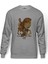 The Professional Leon Mathilda Sevginin Gücü Baskılı Gri Erkek Örme Sweatshirt Uzun Kol 1