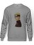 Anime Naruto Kaskashi Hatake Naruto Baskılı Gri Erkek Örme Sweatshirt Uzun Kol 1