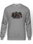 Black Veil Brides Group Baskılı Gri Erkek Örme Sweatshirt Uzun Kol 1