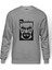 Breaking Bad Heisenberg'S 2 Baskılı Gri Erkek Örme Sweatshirt Uzun Kol 1