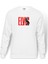 Elvis Presley The Legend Metal Rock Baskılı Beyaz Erkek Örme Sweatshirt Uzun Kol 1