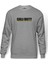 Call Of Duty İnfinite Warfare Logo Baskılı Gri Erkek Örme Sweatshirt Uzun Kol 1