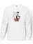 Fıght Club Our Great Baskılı Beyaz Erkek Örme Sweatshirt Uzun Kol 1