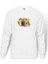 Film Camera Çizim Kamera Baskılı Beyaz Erkek Örme Sweatshirt Uzun Kol 1