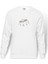 Freeuse Planetas Planet Planeta Rainbow Baskılı Beyaz Erkek Örme Sweatshirt Uzun Kol 1