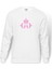 Generation Gg Logo Kpop Baskılı Beyaz Erkek Örme Sweatshirt Uzun Kol 1
