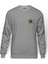 Che Guevara Yıldız Che Göğüs Baskılı Gri Erkek Örme Sweatshirt Uzun Kol 1