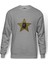 Che Guevara Yıldız Che Baskılı Gri Erkek Örme Sweatshirt Uzun Kol 1