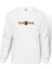 God Of War Logo Baskılı Beyaz Erkek Örme Sweatshirt Uzun Kol 1