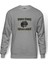 Pubg Winner 3 Lvl Kask Baskılı Gri Erkek Örme Sweatshirt Uzun Kol 1