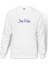 Jimi Hendrix Logo 2 Baskılı Beyaz Erkek Örme Sweatshirt Uzun Kol 1