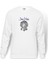 Jımı Hendrıx 1 Baskılı Beyaz Erkek Örme Sweatshirt Uzun Kol 1