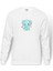 Kawaii Baby Elephants Baskılı Beyaz Erkek Örme Sweatshirt Uzun Kol 1