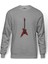Ibanez Rg Elektro Gitar Gitarist Gitar Baskılı Gri Erkek Örme Sweatshirt Uzun Kol 1