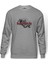 Iron Maıden Number Of The Beast Baskılı Gri Erkek Örme Sweatshirt Uzun Kol 1