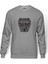 Kiss Triumph Motorcycles Ltd Motorcycle Accesso Baskılı Gri Erkek Örme Sweatshirt Uzun Kol 1