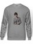 Kpop Key Shinee 2 Baskılı Gri Erkek Örme Sweatshirt Uzun Kol 1