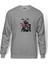 Kpop Key Shinee Sol Baskılı Gri Erkek Örme Sweatshirt Uzun Kol 1