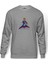 Le Petit Prince Baskılı Gri Erkek Örme Sweatshirt Uzun Kol 1
