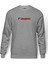 Limp Bizkit Logo Baskılı Gri Erkek Örme Sweatshirt Uzun Kol 1