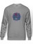 Love Faıth Hope Baskılı Gri Erkek Örme Sweatshirt Uzun Kol 1