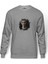 Luhan Exo Koreli K Pop Music Baskılı Gri Erkek Örme Sweatshirt Uzun Kol 1
