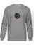 Mother Earth Peace In The Park Baskılı Gri Erkek Örme Sweatshirt Uzun Kol 1