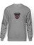 Motorcycle Background Bike Baskılı Gri Erkek Örme Sweatshirt Uzun Kol 1