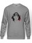 Naruto Itachı Uchıha Baskılı Gri Erkek Örme Sweatshirt Uzun Kol 1