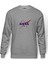 Nasa Rocket Logo Royalty Free Baskılı Gri Erkek Örme Sweatshirt Uzun Kol 1