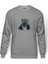 One Breaking Bad 2 Rock Baskılı Gri Erkek Örme Sweatshirt Uzun Kol 1