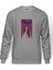 Riverdale Cheryl Blossom Baskılı Gri Erkek Örme Sweatshirt Uzun Kol 1