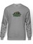 Teenage Mutant Ninja Turtles Logo Baskılı Gri Erkek Örme Sweatshirt Uzun Kol 1