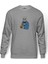 Undertale Lemons Eıon Baskılı Gri Erkek Örme Sweatshirt Uzun Kol 1
