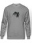 World Of Warcraft Illidan Stormrage Baskılı Gri Erkek Örme Sweatshirt Uzun Kol 1