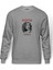 Led Zeppelın Robert Plant For White Baskılı Gri Erkek Örme Sweatshirt Uzun Kol 1