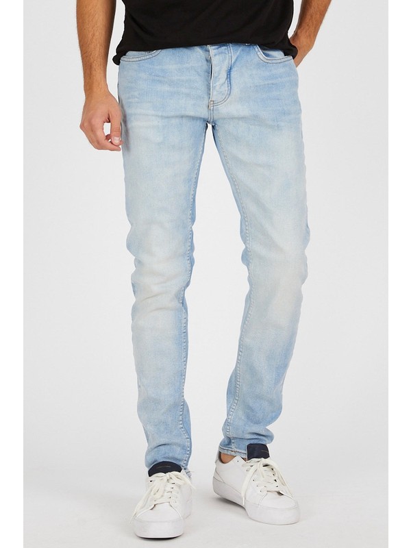 Jean Maker Erkek Buz Mavisi Slim Fit Kot Pantolon 4028