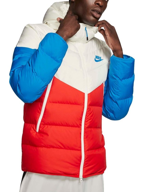 nike down filled hooded windrunner jacket