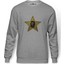 Che Guevara Yıldız Che Baskılı Gri Erkek Örme Sweatshirt Uzun Kol 1