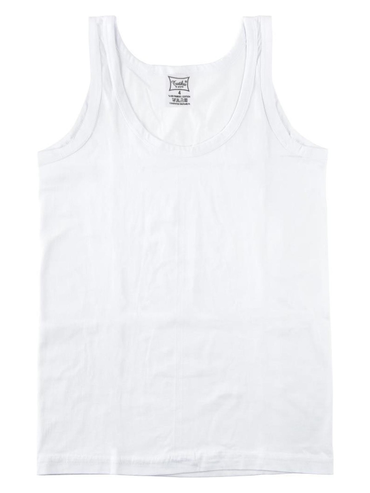 Tutku 0124 Erkek Çocuk Penye Atlet 6 Adet