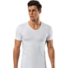 Erdem İç Giyim Pamuk Elastan V Yaka T-Tshirt