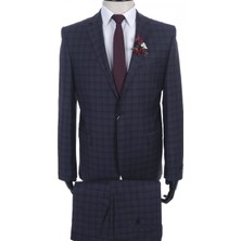 Jan Carlucci Yünlü  Slimfit Drop 6 Takım