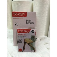 Rossey  Ince 1 Düzine Dizaltı Çorap-Siyah 500-(1 Düzine=12 Çift)